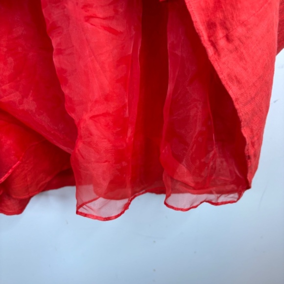 J Crew Linen Dress 2 Sleeveless Coral Keyhole Pocket Preppy Beach Coastal Resort - Picture 4 of 12